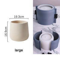 Large Size Planter Pot Mold Concrete  Planter Pot Silicone Molds DIY Clay Plaster Mold Creative Flower Pot Silicon Molds