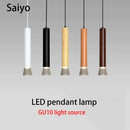 lampe suspendue led moderne à long tube lustre