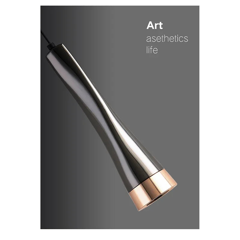 Lamp Modern Bedside Lights Elegant Aluminum Light Fixtures Adjustable Mini Metal Ceiling Lights For Kitchen Island Dining Room - vue 5 sur 10