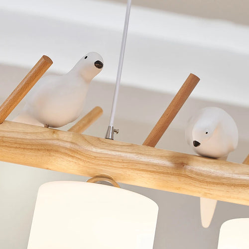 suspension en bois style nordique et japonais