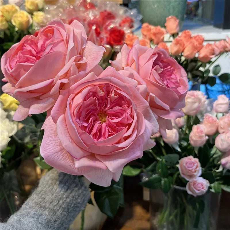 branche de rose artificielle pour un cadeau romantique et décoratif - vue 10 sur 12