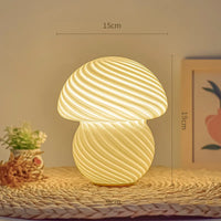 Champignon lampes de Table LED lampe de bureau veilleuse à intensité variable pour chambre Restaurant café atmosphère moderne décoration cadeaux