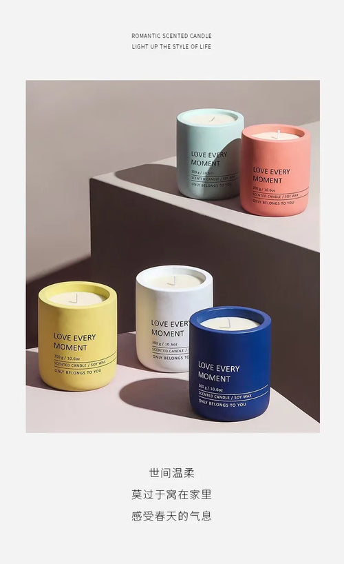 contenant à bougie en céramique fait main pour aromathérapie - vue 4 sur 11