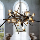 lustre de luxe post-moderne nordique pour villa personnalisé
