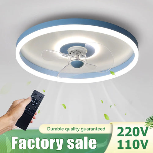 plafonnier led moderne avec ventilateur pour éclairage intérieur