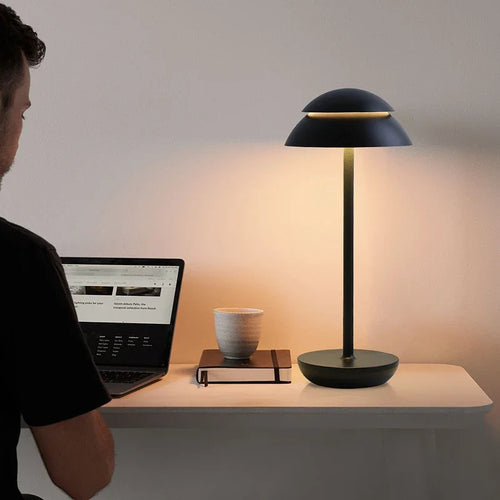 lampe rechargeable vintage led usb sans fil veilleuse portable - vue 5 sur 11