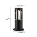 lampe de jardin extérieure led étanche design contemporain pour villa