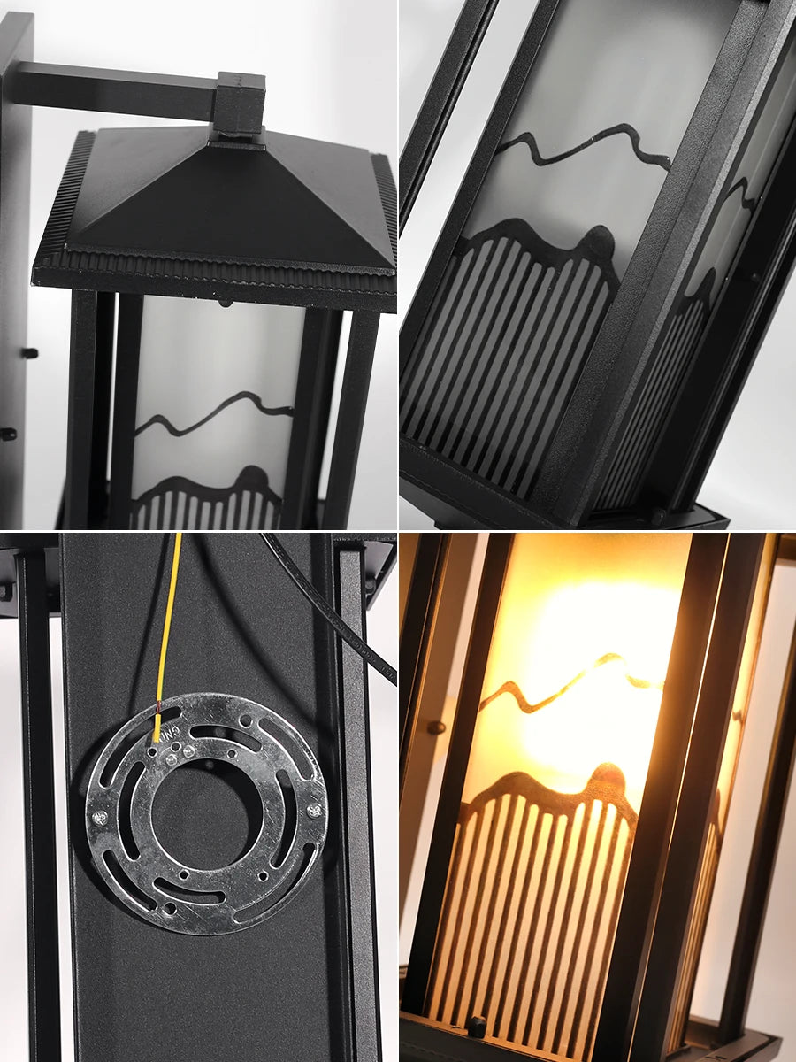 applique murale extérieure moderne étanche pour éclairage extérieur - vue 11 sur 10