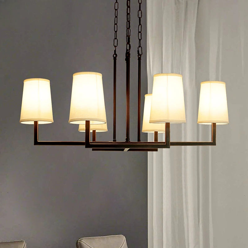 lustre industriel américain vintage loft créatif suspendu - vue 5 sur 5