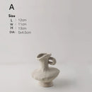Hydroponics Nordic Style Simple Flower Pot, Ceramic White Vases, Table Accessories, Bathroom Aesthetic Room Decoration