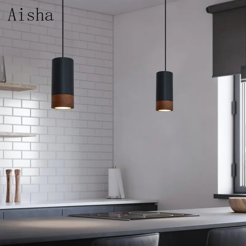 Minimalist designer pendant light for modern interior decor - vue 3 sur 7