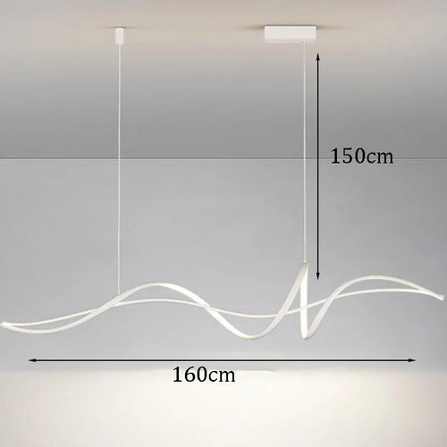 2024 Modern Home Decoration Circular LED Lights, Living Room Chandeliers, Dining Room Chandelier, Indoor Lighting - vue 12 sur 12