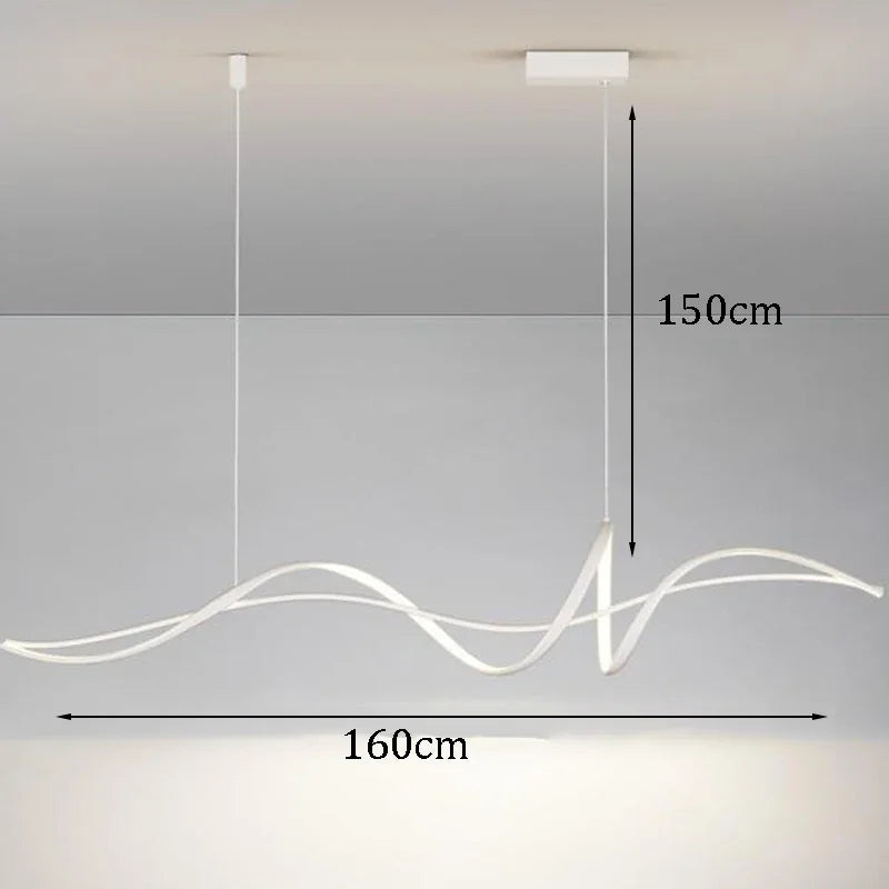 2024 Modern Home Decoration Circular LED Lights, Living Room Chandeliers, Dining Room Chandelier, Indoor Lighting - vue 11 sur 12