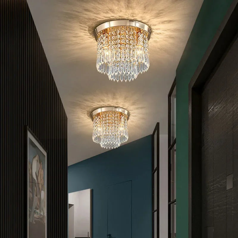 plafonnier led moderne en bois de style bohémien monté en surface - vue 4 sur 20