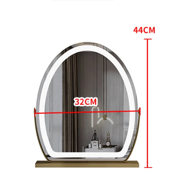 miroir de courtoisie éclairé avec capteur tactile et éclairage dimmable - vue 9 sur 15
