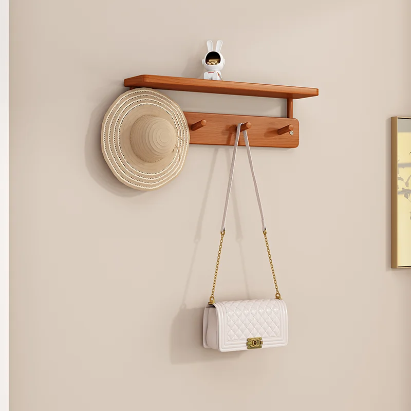portemanteaux en bambou double couche pour rangement créatif - vue 2 sur 10