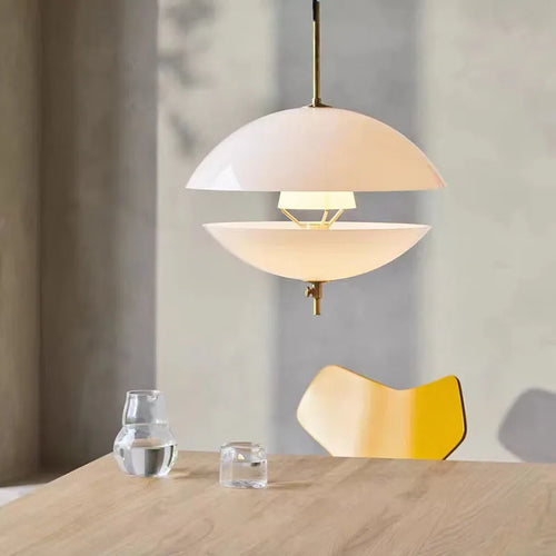 suspension nordiques en verre ajustables art déco