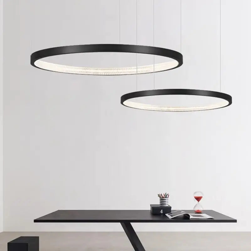 lustre rond en cuivre antique pour éclairage moderne intérieur - vue 10 sur 9