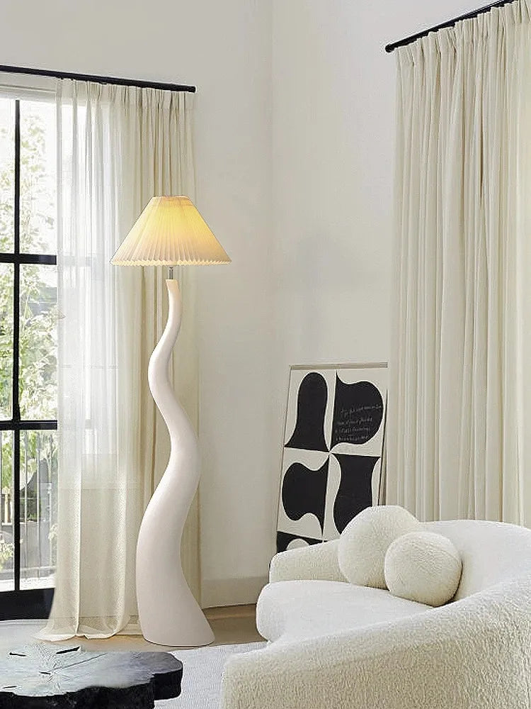 lampadaire design en résine LED pour ambiance moderne - vue 6 sur 8
