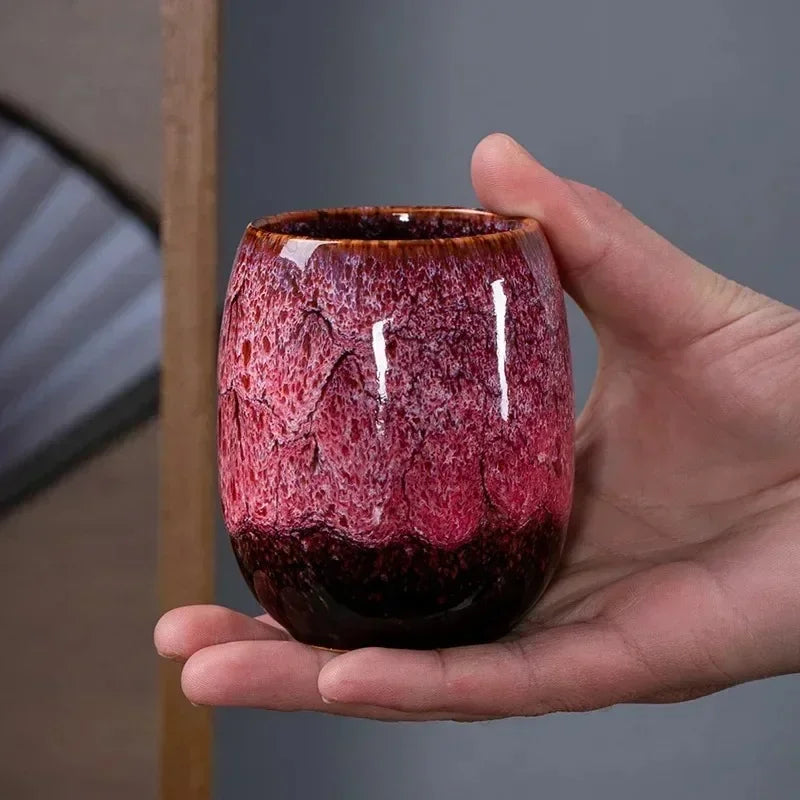 Tasse kung fu en céramique style tianmu moderne