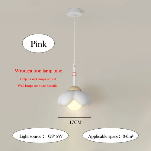 suspension moderne en forme de fleur pour chambre enfant - vue 9 sur 10
