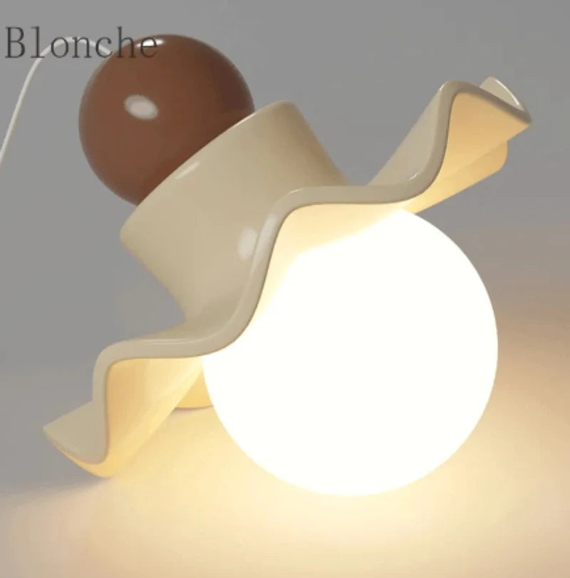 suspension led fleur style nordique pour décoration intérieure - vue 6 sur 16