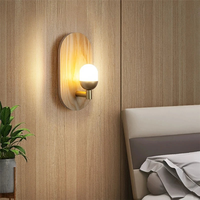 applique murale en bois design nordique pour décoration intérieure - vue 6 sur 9