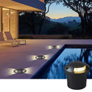 Led Underground Light One, Two, Four Side Inground Lamp Outdoor Waterproof Villa Garden Garden Light 12w 18w Floor Light