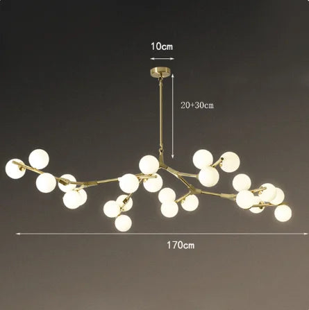 Modern pendant light minimalist dimmable indoor decor - vue 11 sur 12