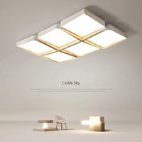Modern minimalist nordic geometric LED ceiling light