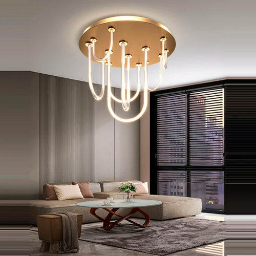 lustre led dimmable postmoderne ceinture magique 2022 nouvelle tendance
