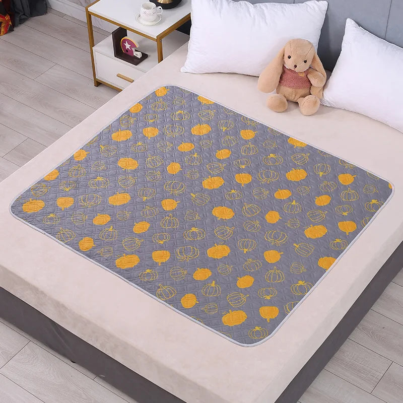 150/120/70cm Large Washable Mattress Urine Adult Elder Incontinence Bed Pad Women Menstrual Bed Sheet Protector, Kids Urine Mat - vue 3 sur 15