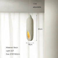 Nordic retro minimalist wabi sabi LED decorative pendant light