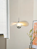 Modern minimalist resin pendant light for indoor and outdoor use