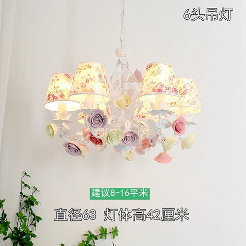 lustre en céramique led style nordique rétro pour un éclairage élégant - vue 10 sur 11
