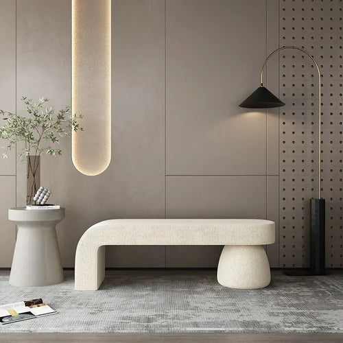 tabourets à langer en laine d'agneau pour un intérieur élégant - vue 3 sur 33
