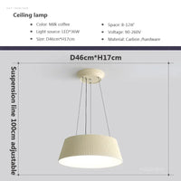 lustre moderne nordique à led simple pour intérieur