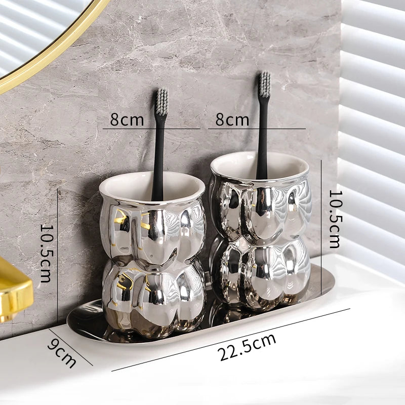 décoration de salle de bain luxe nuages créatifs en céramique - vue 19 sur 22
