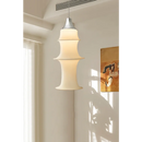 lustre en soie nordique wabi-sabi pour éclairage intérieur élégant