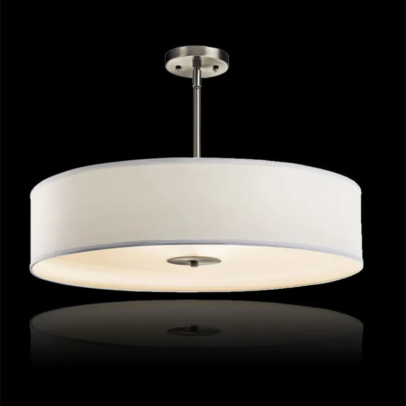 Lustre LED nordique circulaire moderne - vue 4 sur 9