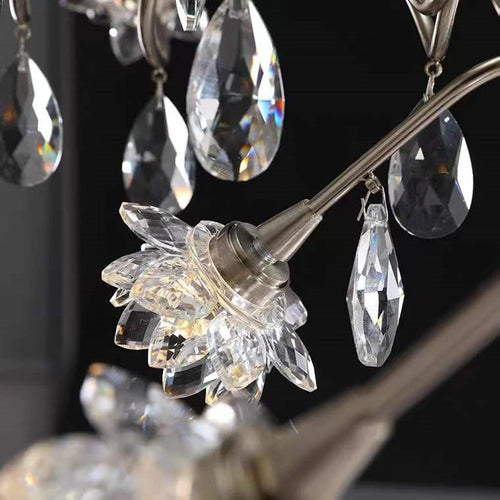 lustre led postmoderne en cristal nordique luxe g4 intérieur