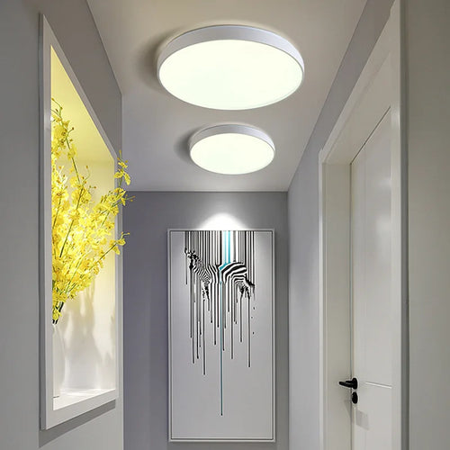 Modern minimalist ceiling light for elegant interior decor - vue 4 sur 18