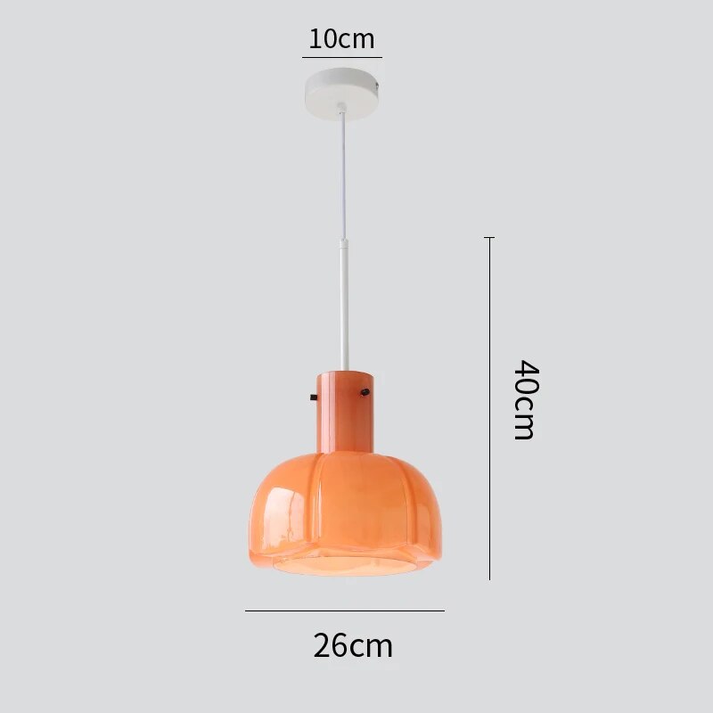 Lampe suspension restaurant rétro nordique - vue 8 sur 11