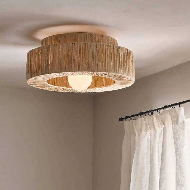 Plafonnier paille