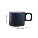 Tasse miniature ceramique style minimaliste anse chaleur