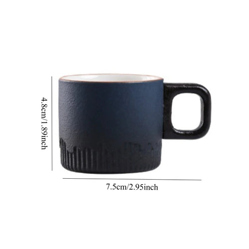 Tasse miniature ceramique style minimaliste anse chaleur