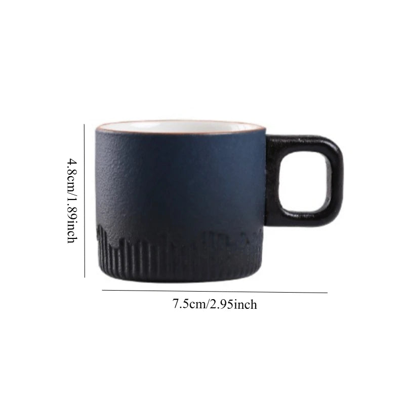 Tasse miniature ceramique style minimaliste anse chaleur - vue 7 sur 7