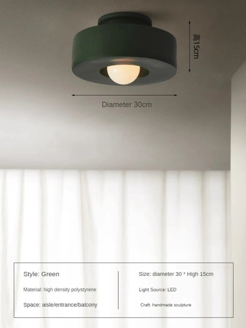 Minimalist ceiling light for elegant decorative lighting - vue 8 sur 9