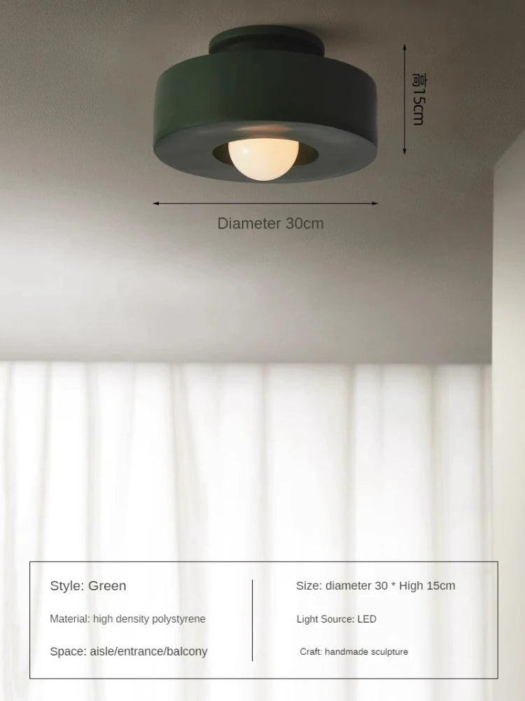 Minimalist ceiling light for elegant decorative lighting - vue 7 sur 9