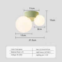 Plafonnier Moderne LED Crème Vent Simple Allée Lumière Porche Balcon Chambre Repas Chambre D'enfant Crème